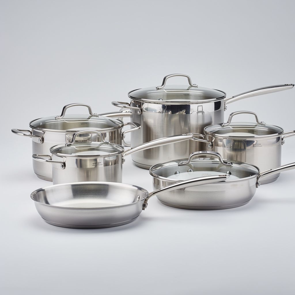 10-Piece Stainless Steel Cookware Set