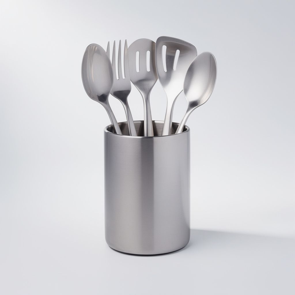 Stainless Utensil Crock Set