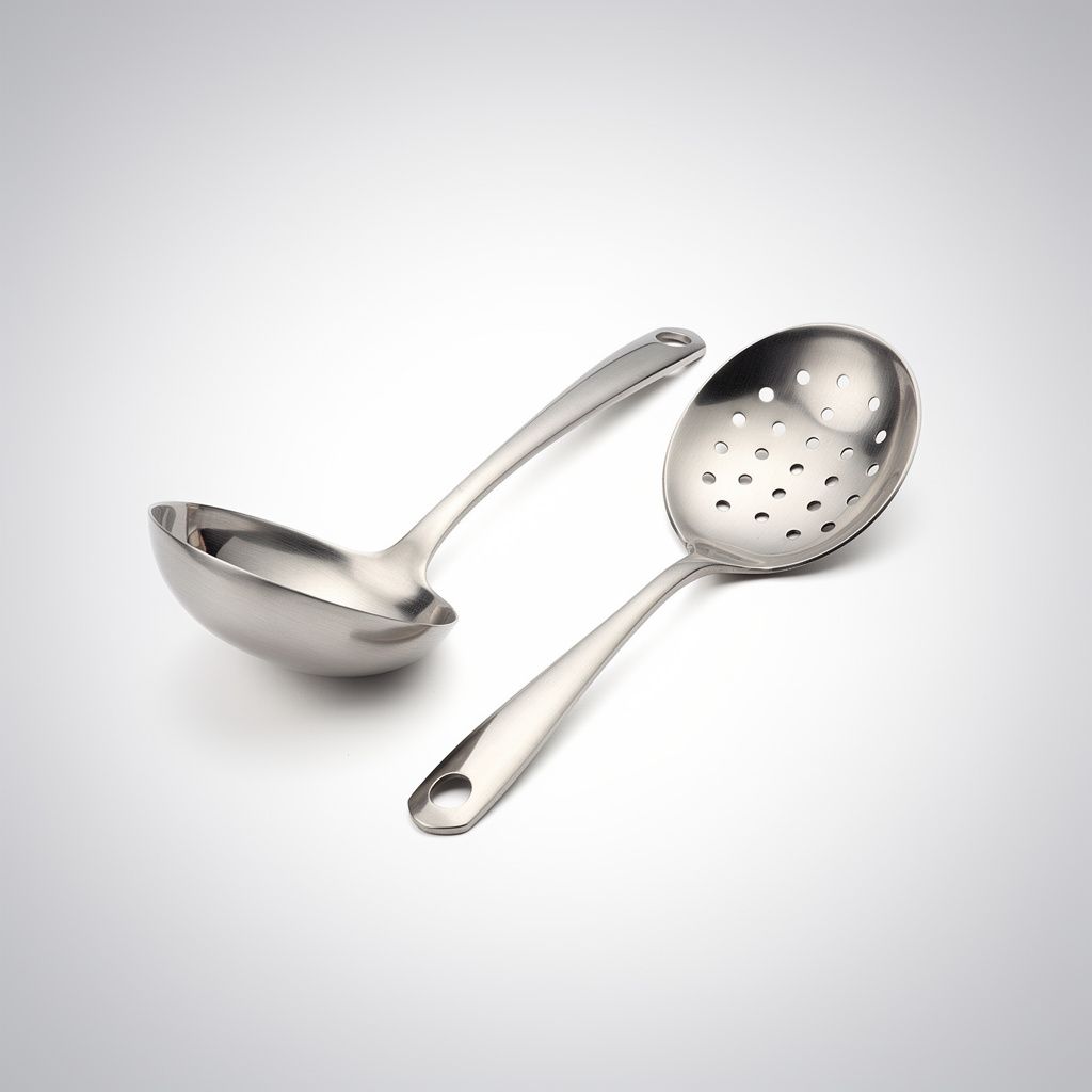 Ladle and Slotted Spoon Set