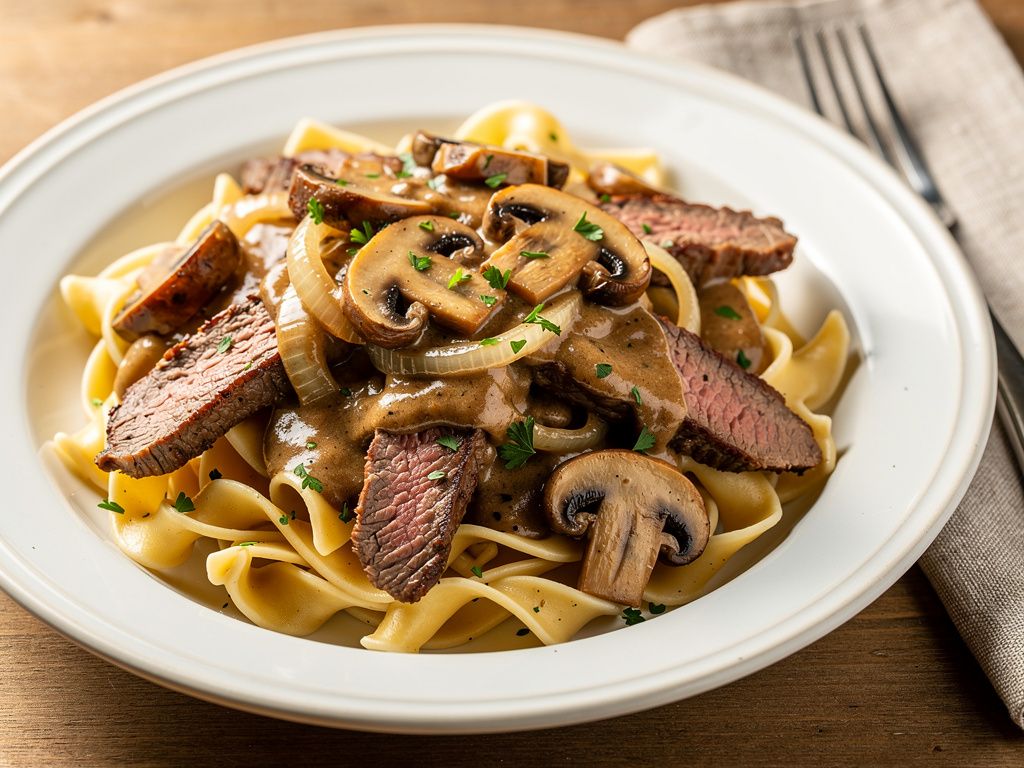 Beef Stroganoff