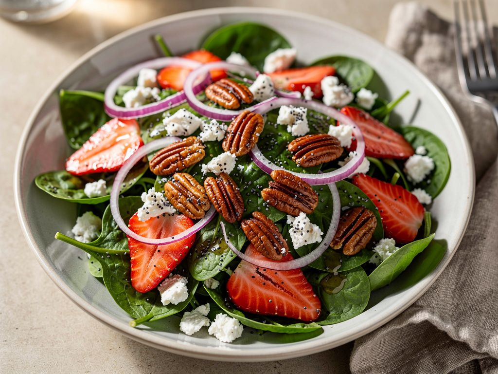 Spinach Strawberry Salad