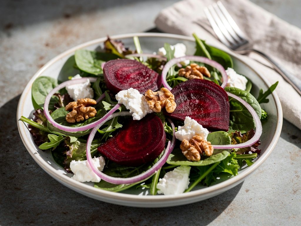 Beet and Goat Cheese Salad