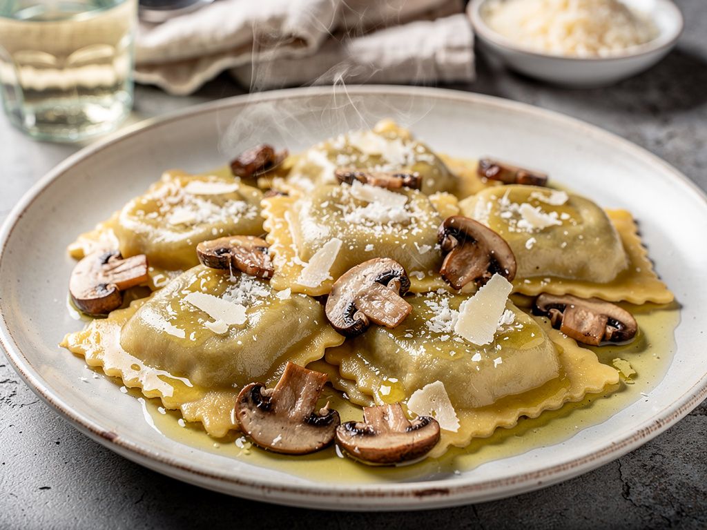 Mushroom Ravioli