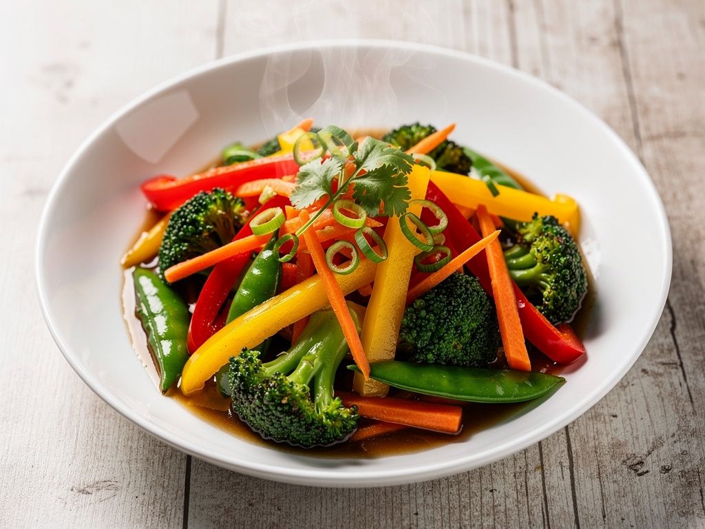 Rainbow Veggie Stir Fry